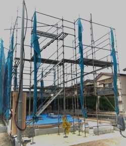 東京都内 新築 仮設足場 幸和機材 東京都内 埼玉県内 仮設足場施工
