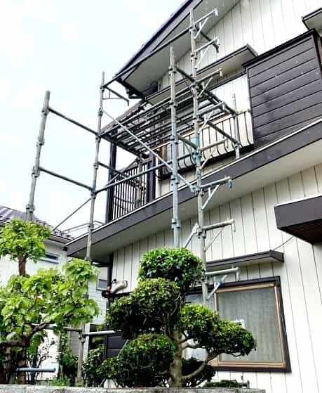 埼玉県 リフォーム 部分足場 仮設足場 幸和機材有限会社