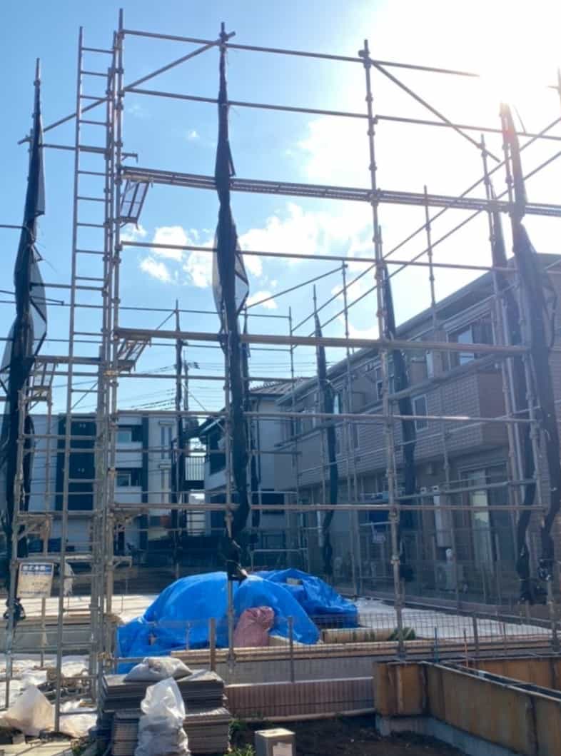 2022年8月東京先行足場 先行足場 仮設足場 幸和機材 東京都 埼玉県