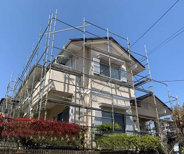 2022年10月埼玉県内仮設足場 幸和機材 埼玉県 仮設足場 幸和機材